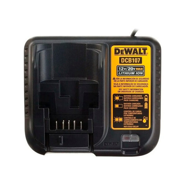 Kit Cargador Dewalt DCB115 + Batería Power Stack DCBP034
