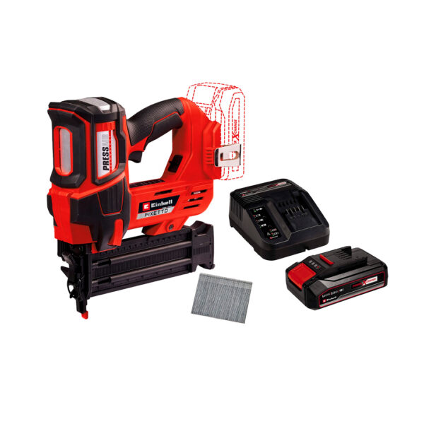 Kit Clavadora Einhell Fixetto 18/50 + Carg y Bat 2,5 AH