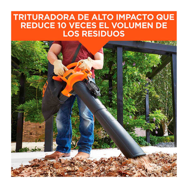 Sopladora aspiradora 2500w Black+decker Bv25-b2c