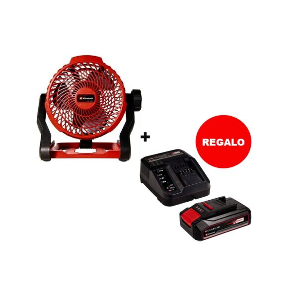 Ventilador Einhell 18v GE-CF 18/2200 Li+Cargador y Batería de regalo