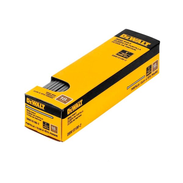 Caja De 2500 Clavos De Puntilla 18ga 1 Dewalt Dbn18100-2