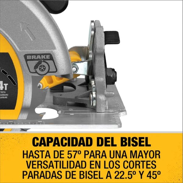 Sierra Circular 7-1/4 20v XR 2 Bat 5ah Dewalt DCS570H2