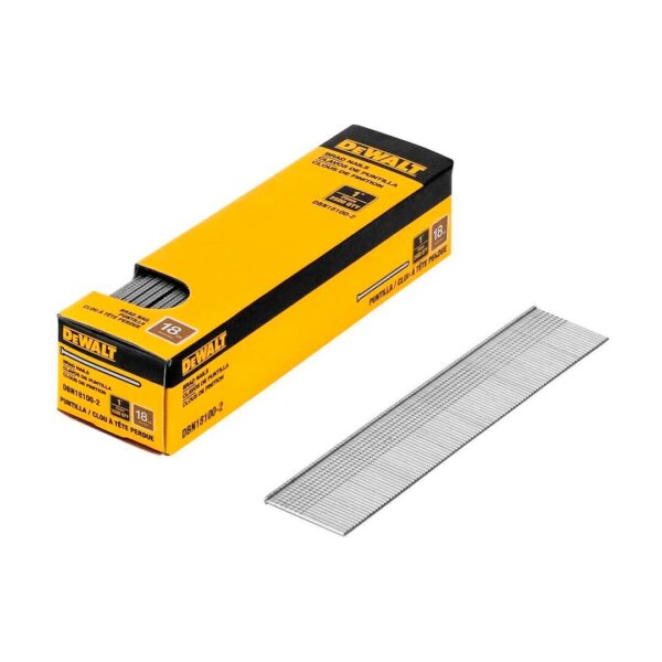 Caja De 2500 Clavos De Puntilla 18ga 1 Dewalt Dbn18100-2