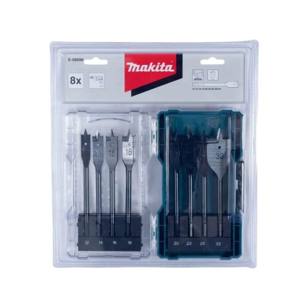 Juego De 8 Mechas Para Madera Makita E-08698