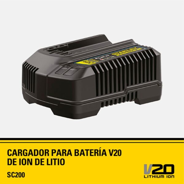 Cargador De Batería 20v 2ah Stanley Sc200-b2
