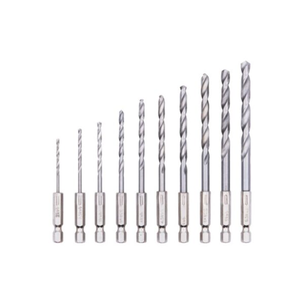 Set 10 Brocas KWB Hss Metal Toma Hexagonal 108813