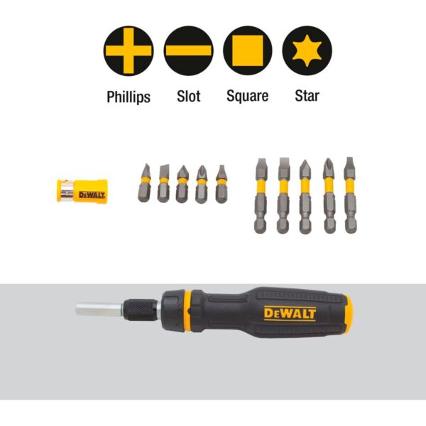 Set Destornillador Telescopico y puntas Dewalt DWHT66567 Maxfit