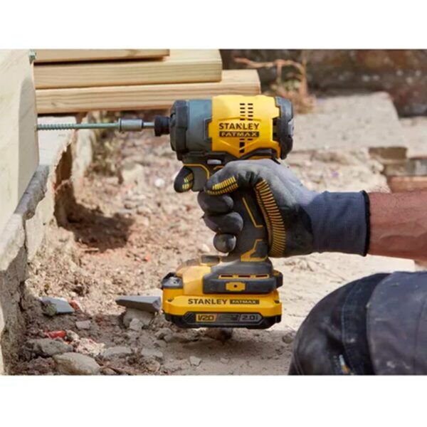 Kit Atornillador De Impacto V20 Fatmax Stanley Sbi810d2k-b2