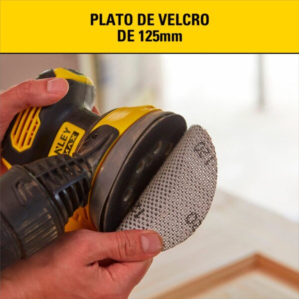 Lijadora Roto-orbital 20v S/batería Stanley Scs220-b2