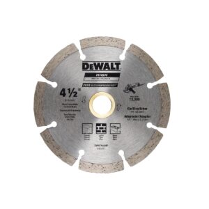 Disco Diamantado Segmentado Concreto 4 1/2 Dewalt Dw47452hp