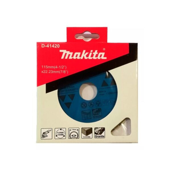 Disco Diamantado Turbo Segmentado 115 Mm Makita D-41420