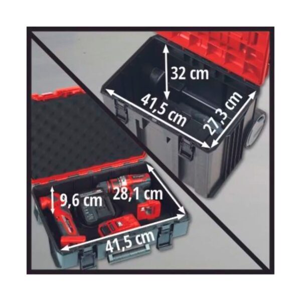 Maleta Porta Herramientas Einhell E-case Tower 120 Kg