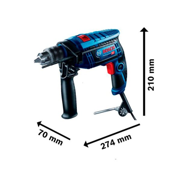 Taladro Impacto Bosch GSB 13 re + maletín 650w 060123D5E1