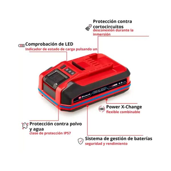 Batería Einhell 18V – 4.0 AH SEALED PXC Plus A1