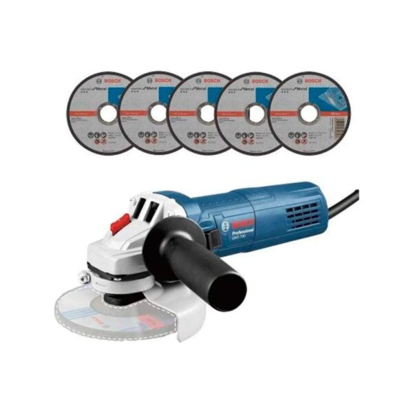 Esmeril Angular Bosch 4 1/2" GWS 700 + 5 Discos