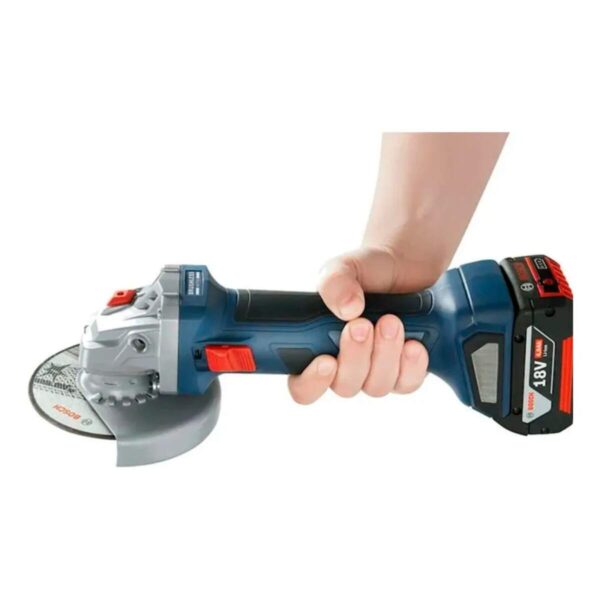 Kit Esmeril Inal. Bosch GWS 180 Li + 2 Bat 4 AH y Cargador